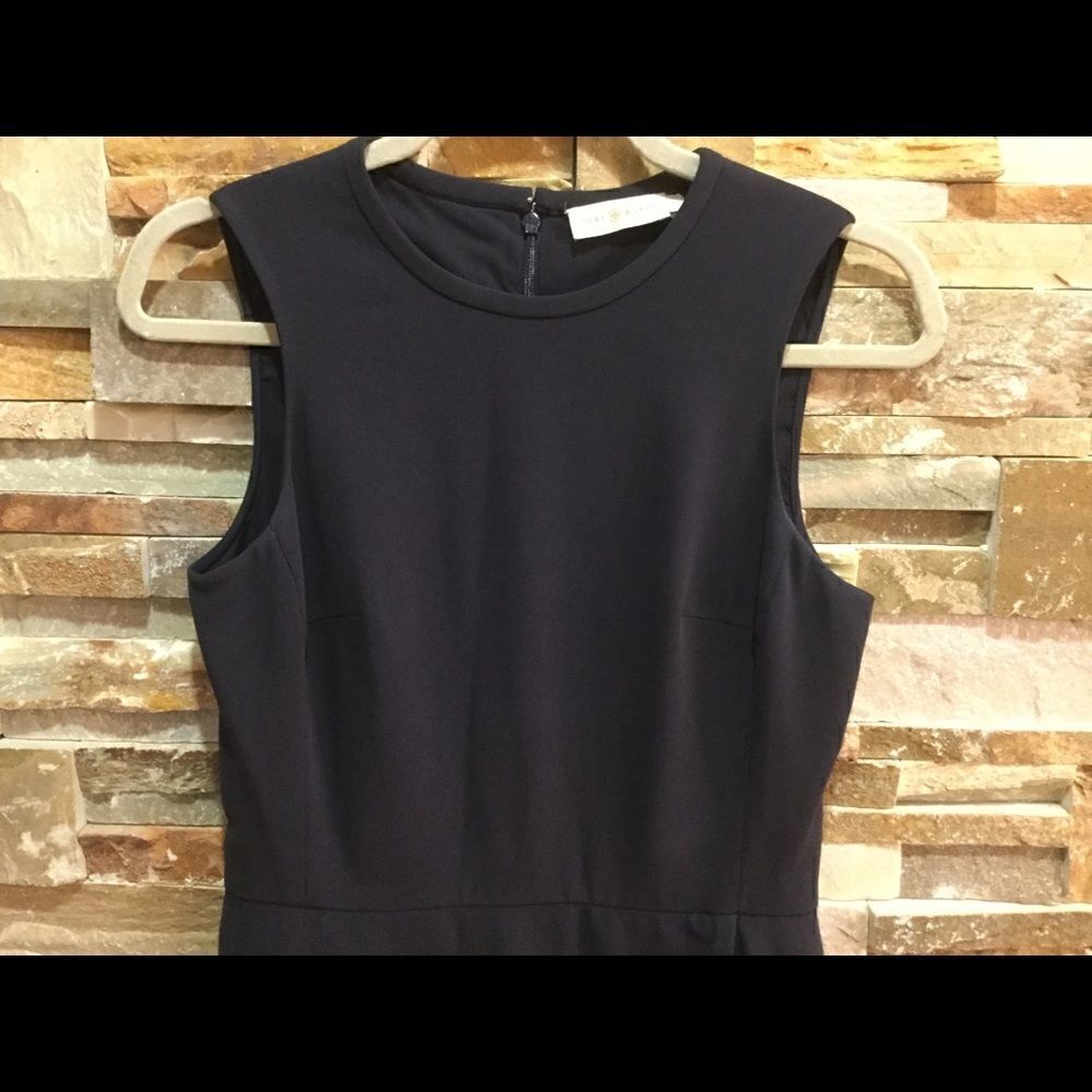 TORY BURCH ERIN SLVLS CREPE DRESS - Picture 8 of 8